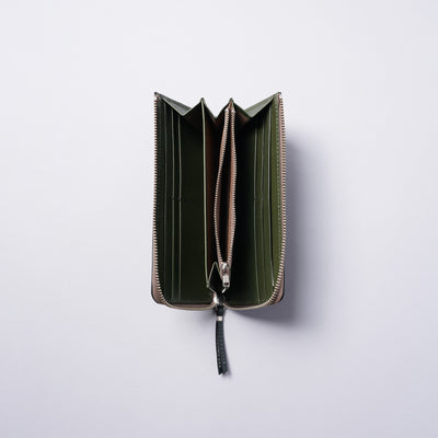 ＜SLOW＞bridle -Lzip long wallet-/黑色