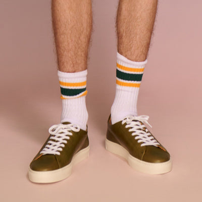 <TOSS> Chester Chester Lace-up Leather Sneaker Tanned Tochigi Leather /Khaki