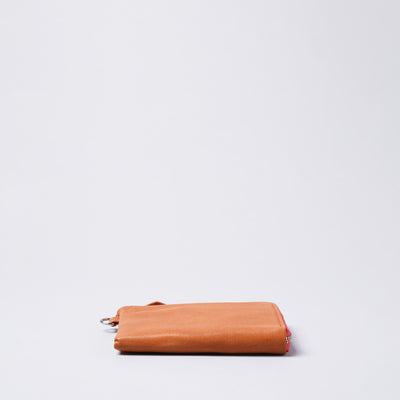 <Nomura Seisakusho> L Zipper Mini Wallet (Tochigi Leather) / Brown