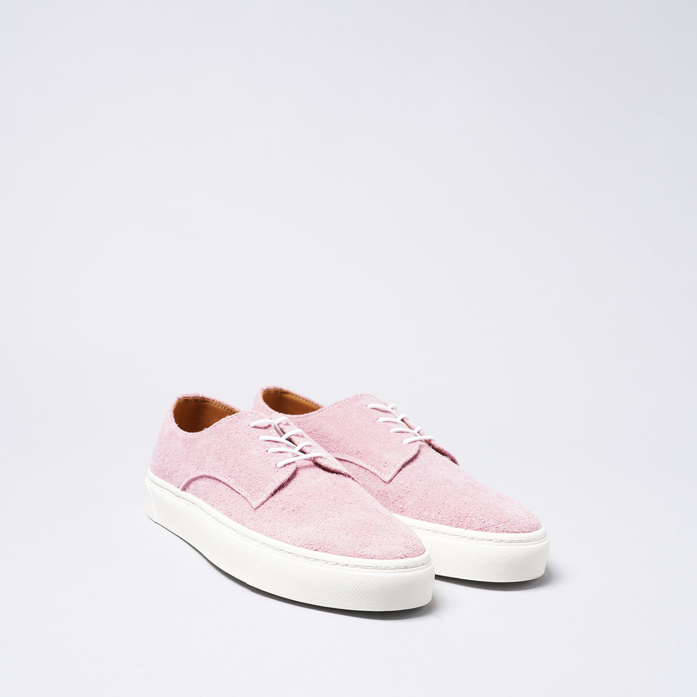 <TOSS> Bath Lace Up Leather Sneaker / Pink
