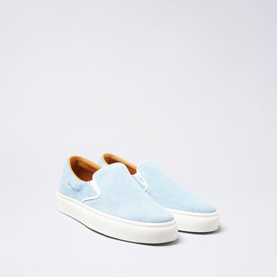 <TOSS> Lance Slip On Leather Sneakers / Blue