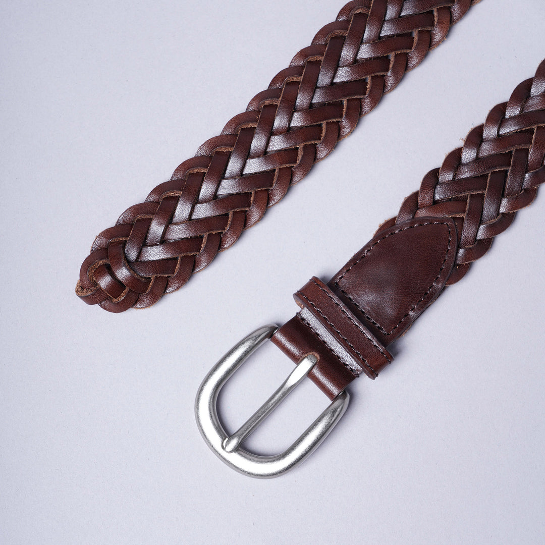 ベルラベル＞栃木レザーメッシュベルト/キャメル | テーーマ teema