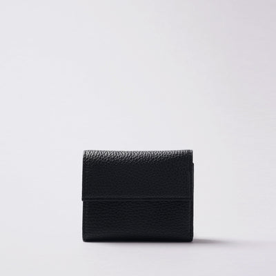 <bell la bell> Italian Leather Trifold Wallet / Greige