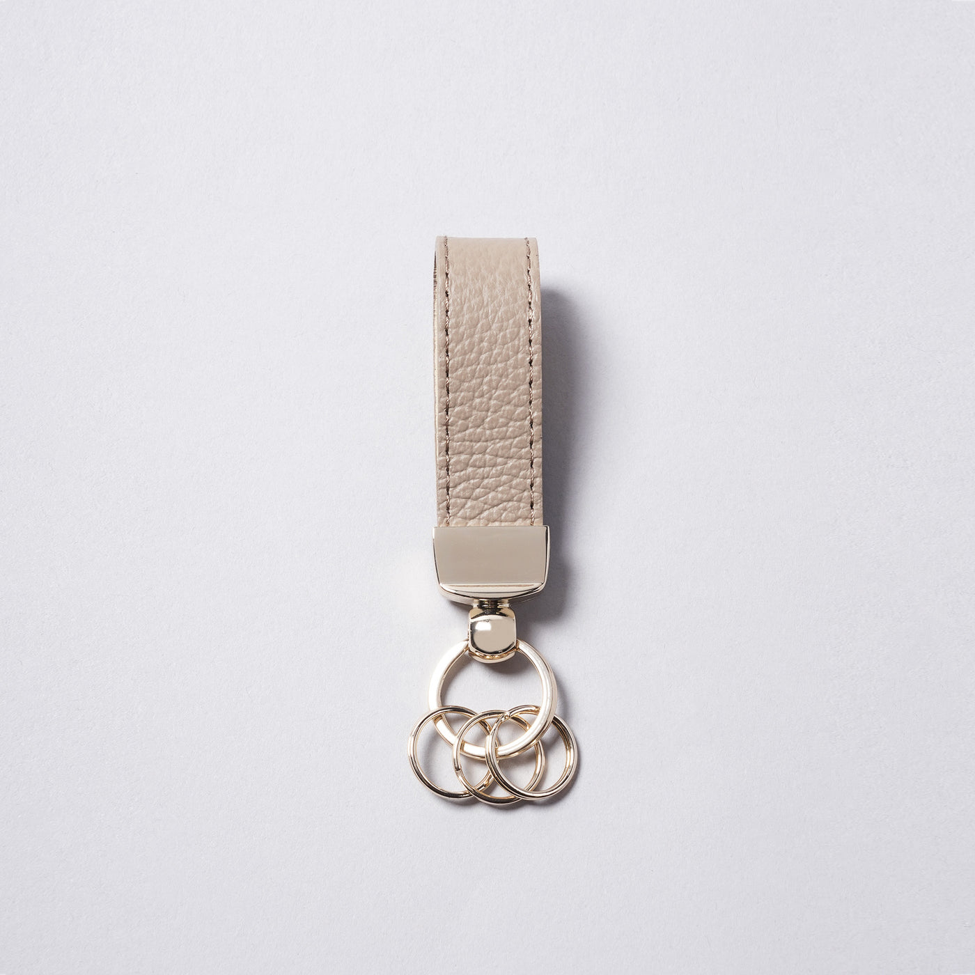 <bell la bell> Italian Leather Key Ring / Camel
