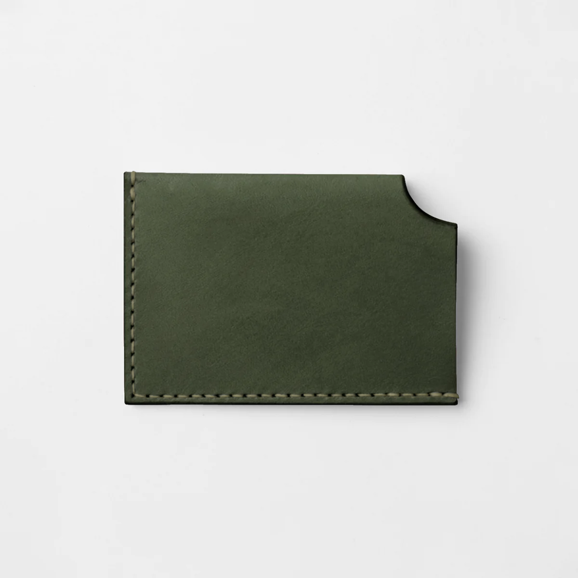 ＜Customized card case, greenish