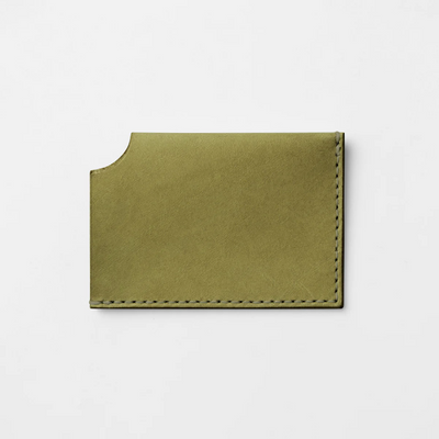 ＜Customized card case, greenish