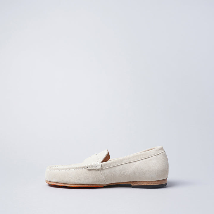 Men's Loafers White テーーマ teema