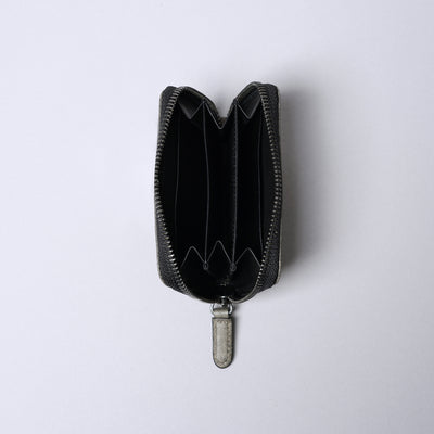 <enrio> Round Zip Coin Case / Black
