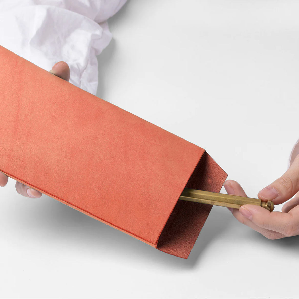 ＜モジャカワ＞ カスタマイズ envelope ケース L ピンク系