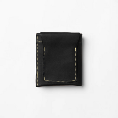 ＜エムリップル＞ カスタマイズ 二つ折財布 ブラック系