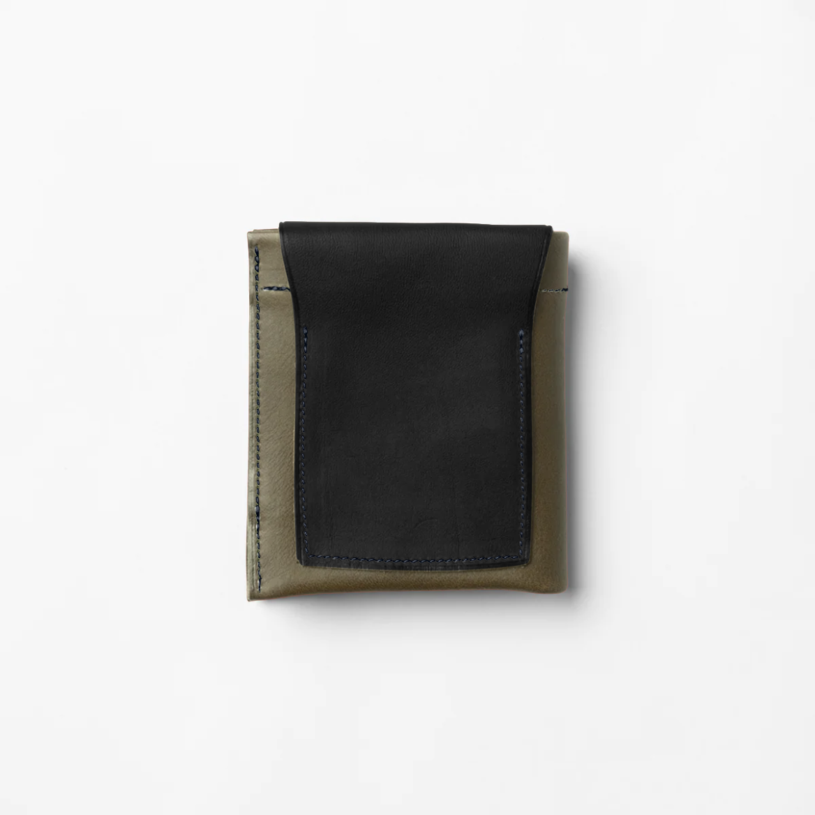 ＜M ripple customized folded wallet, grayish