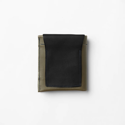 ＜エムリップル＞ カスタマイズ 二つ折財布 グレー系