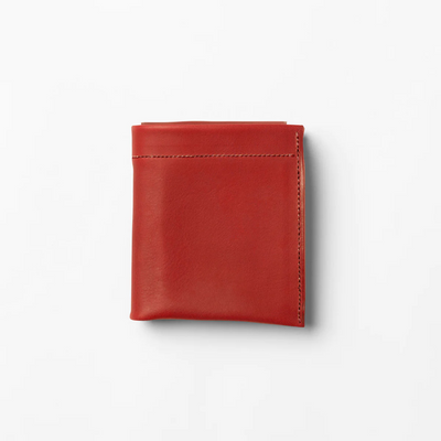 ＜M ripple customized folded wallet, reddish