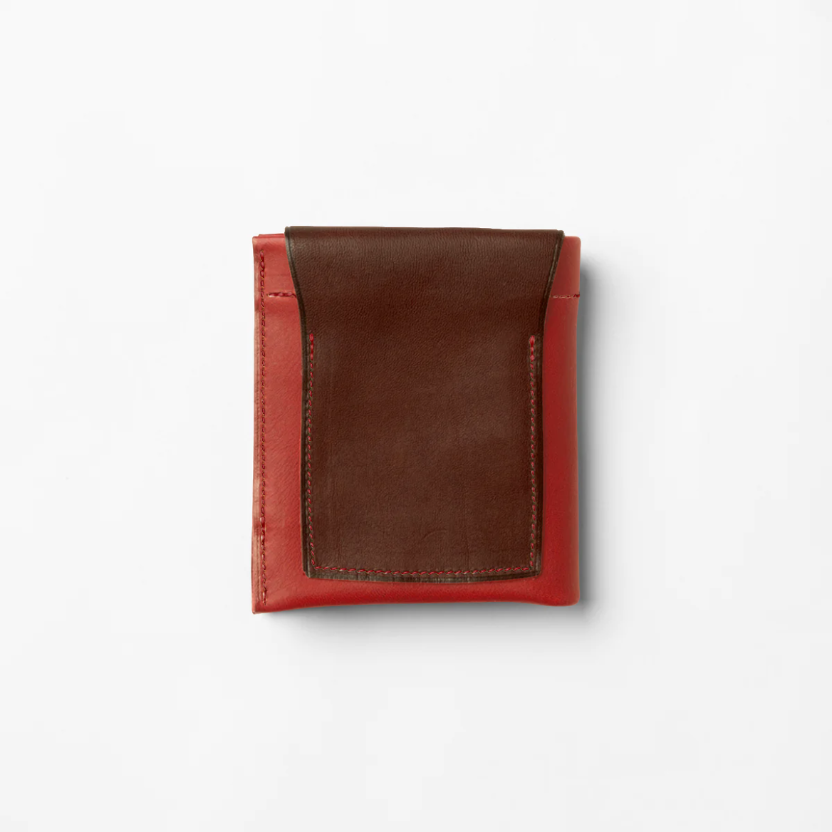 ＜エムリップル＞ カスタマイズ 二つ折財布 レッド系