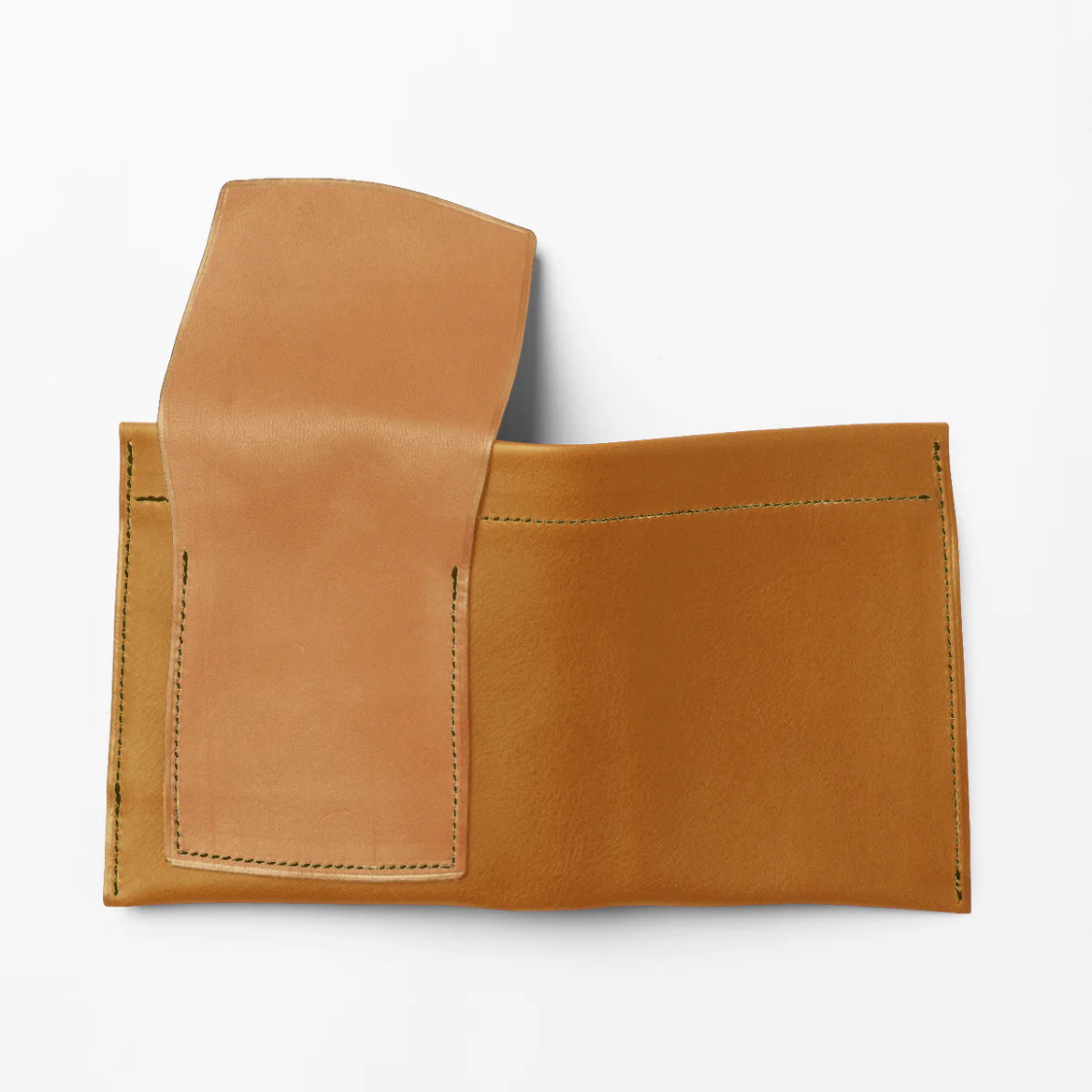 ＜M ripple customized folded wallet, yellowish