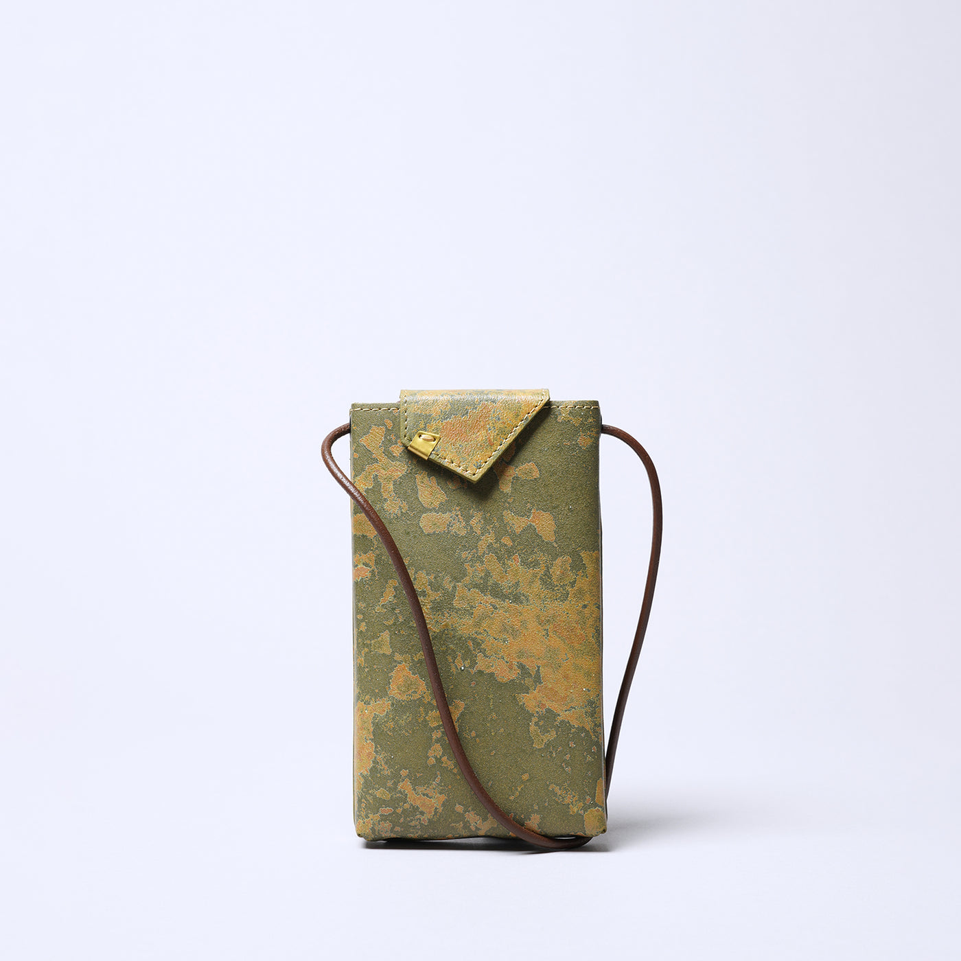 ＜ケウ＞スキニーケース S（7.5inch）/真鍮錆