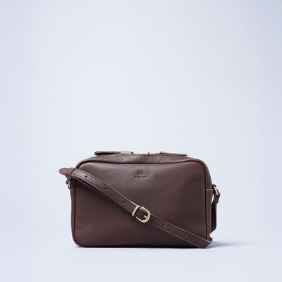 ＜kissora＞Olivenume 迷你斜背包/駱駝色