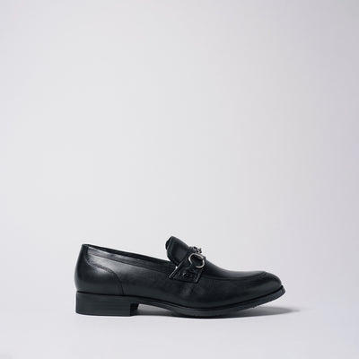 ＜madras＞MODELLO Bit Slip-on 皮鞋/黑色