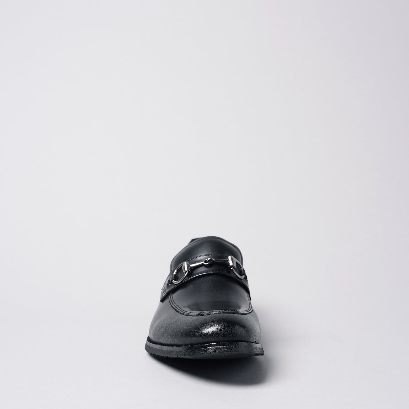 ＜madras＞MODELLO Bit Slip-on 皮鞋/黑色