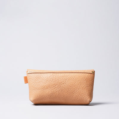 <minca> Leather Pouch 02/ M / Olive