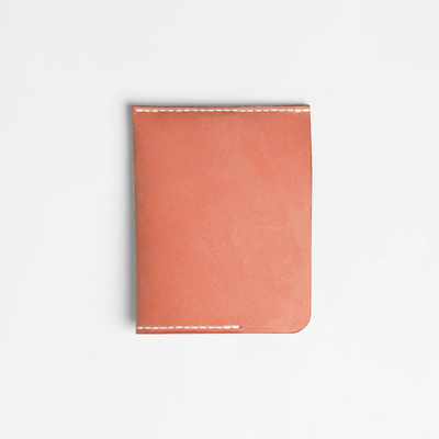 ＜Customized nane half wallet, pinkish