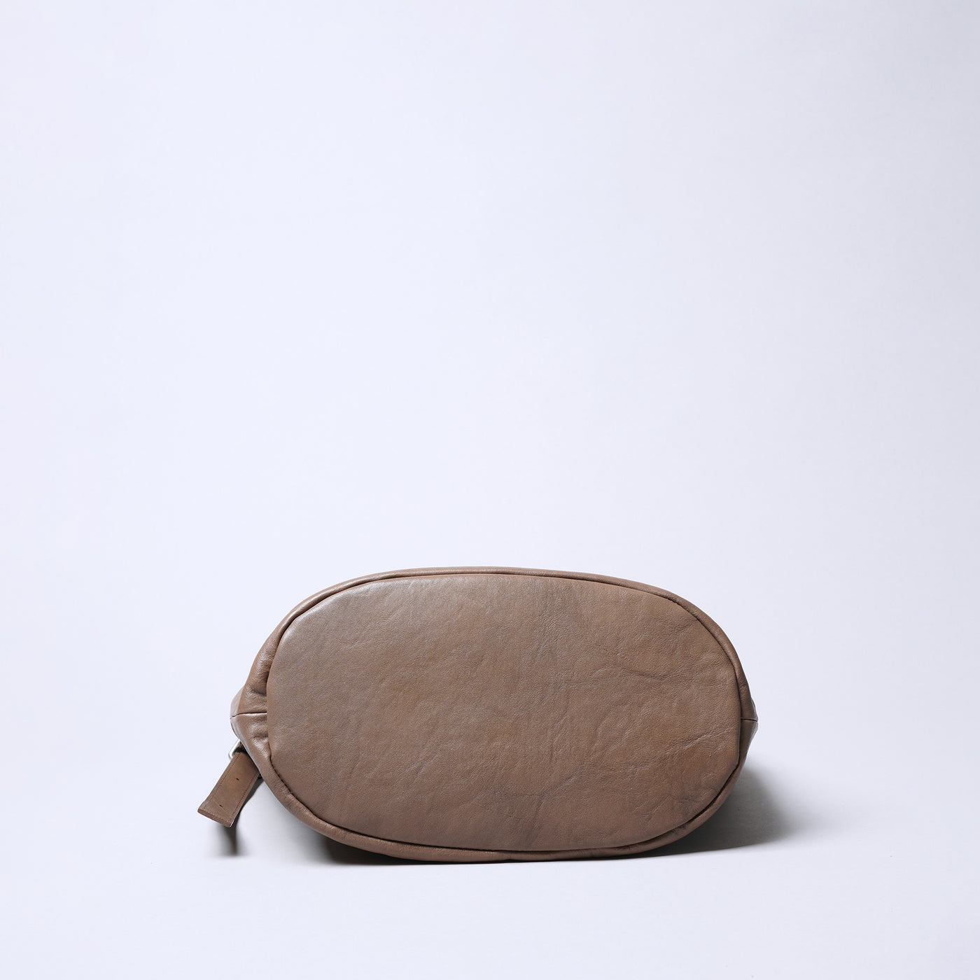 ＜ヌメリ＞ランチ バケツトートバッグ/グレー