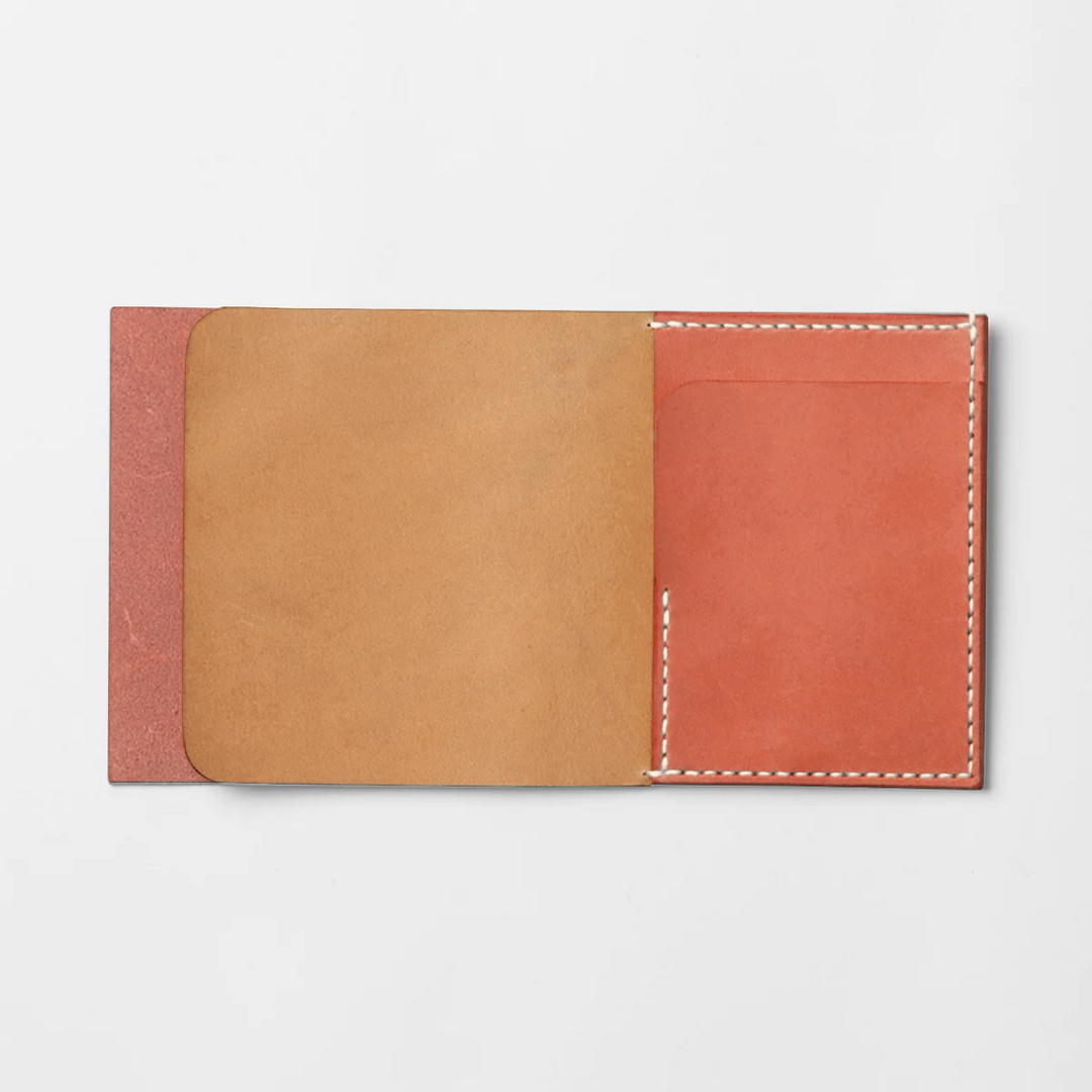 二つ折 、leeway様 モジャカワ＞ カスタマイズ saba half 二つ折り財布 ピンク系