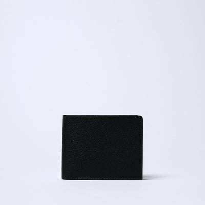 <sugata> Bi-fold Wallet / Compact / Black