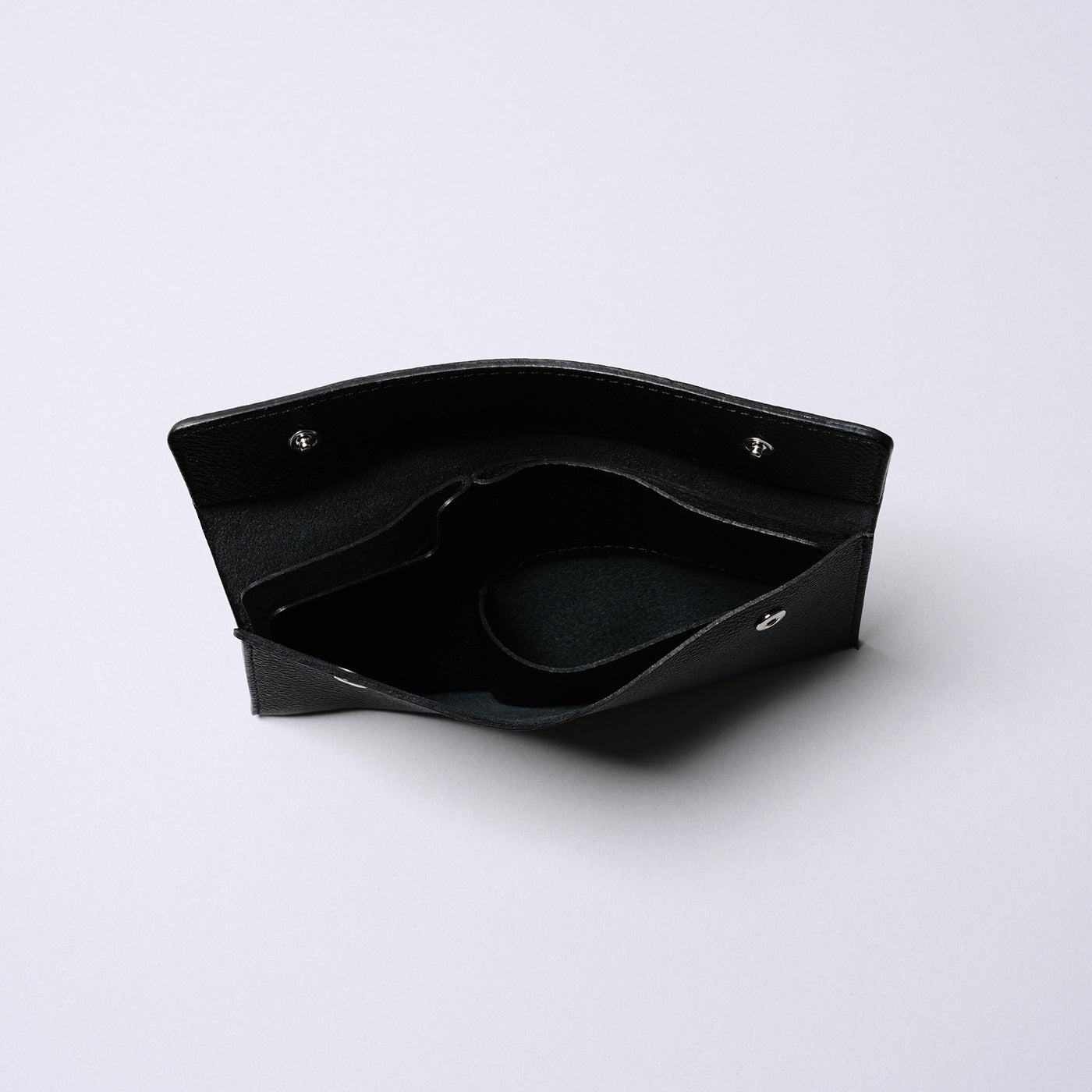 ＜スガタ＞長財布｜工夫の重なり/ブラック