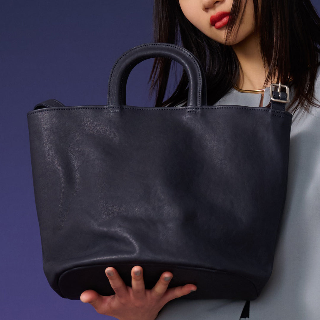numero unoキャンバス型押レザーダメージ加工MADE IN MILANO バッグ