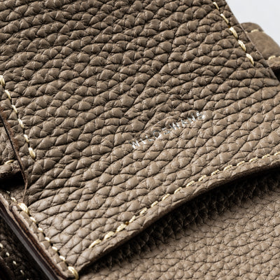 <WILDSWANS> Salon Pouch  Perlinger / Taupe x Chocolate