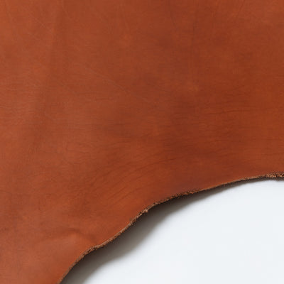 Tanned/smooth leather, half cut/reddish brown