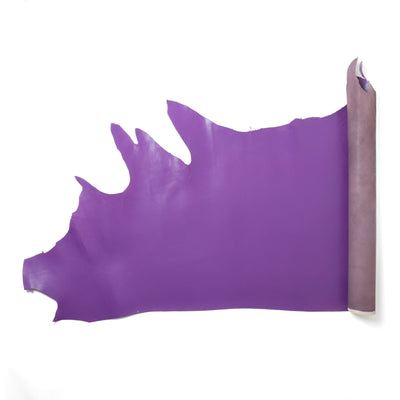 Tanned/smooth leather, hlaf-cut/purple