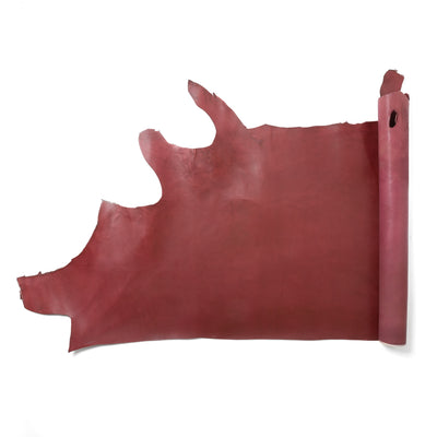 Tanned/smooth leather, half cut / Bordeaux