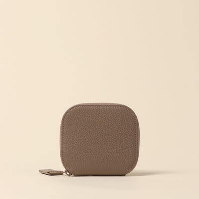 <itten-itten> Round Mini Wallet / Charcoal Gray