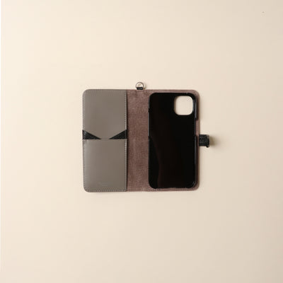 ＜CALDO…TOKYO JAPAN＞  CROSSOVER iPhone 手機殼 (iPhone13) / 灰褐色