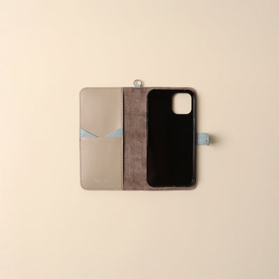 ＜カルドトーキョージャパン＞ CROSSOVER iPhoneケース (iPhone12/12Pro)/ブラックグレー