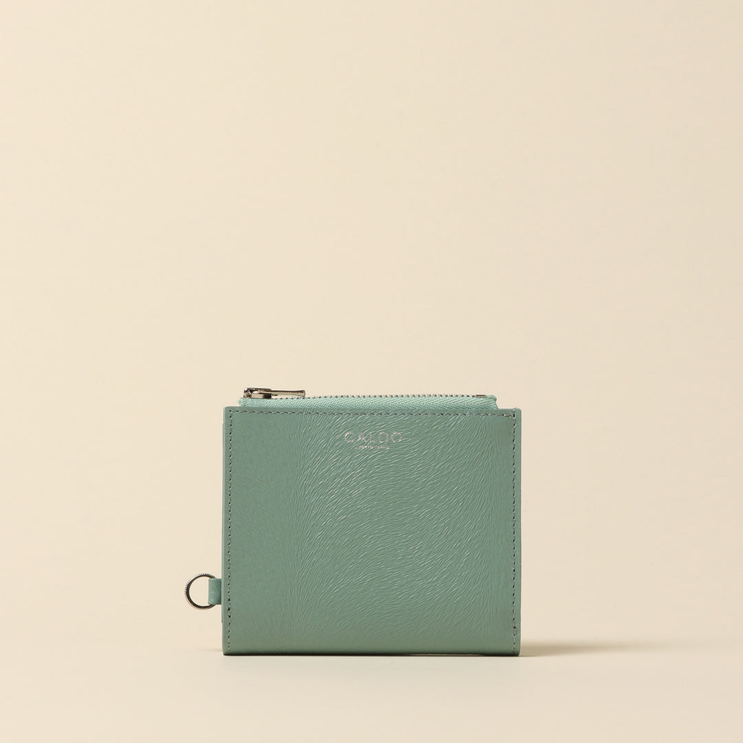 ましページ カルドトーキョージャパン＞ MINK ジップミニウォレット/ブラック