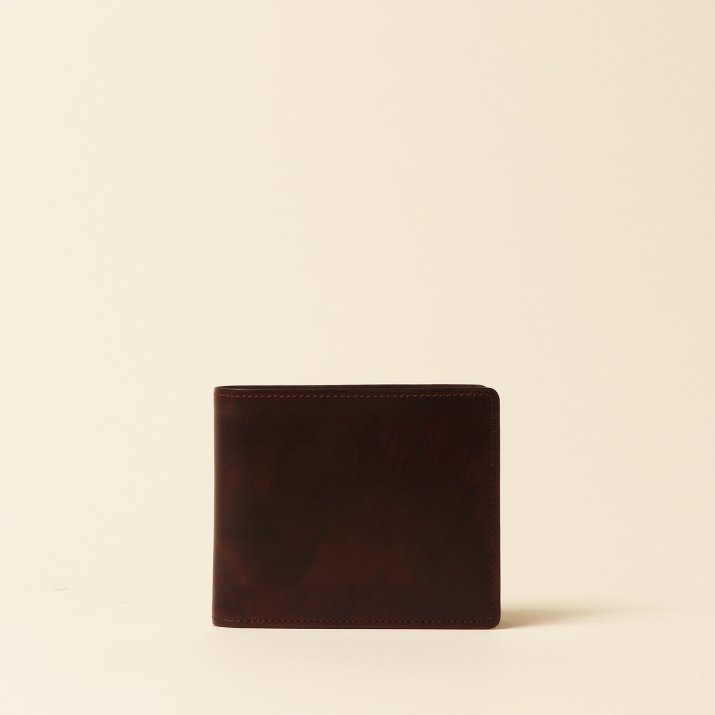 ＜CYPRIS＞ Cirasagi Leather 二折錢包 / 黑色