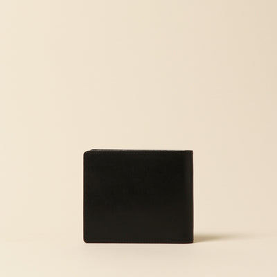 ＜CYPRIS＞ Cirasagi Leather 二折錢包 / 黑色