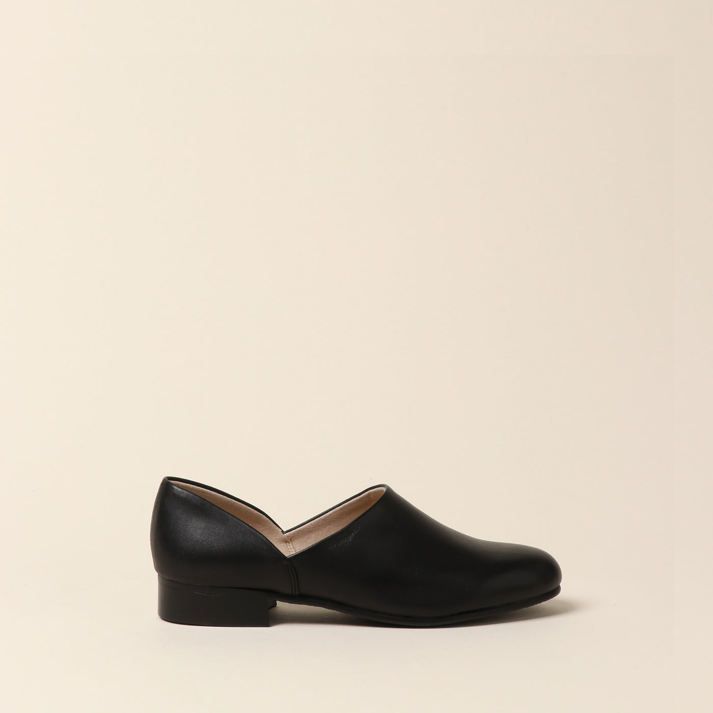 ＜HARUTA＞Spock Shoes鞋（光滑皮革）/黑色