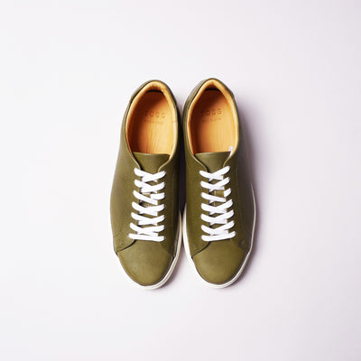 <TOSS> Chester Chester Lace-up Leather Sneaker Tanned Tochigi Leather /Khaki