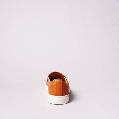 <TOSS> Lance皮革球鞋（栃木皮革-Nume）/棕色