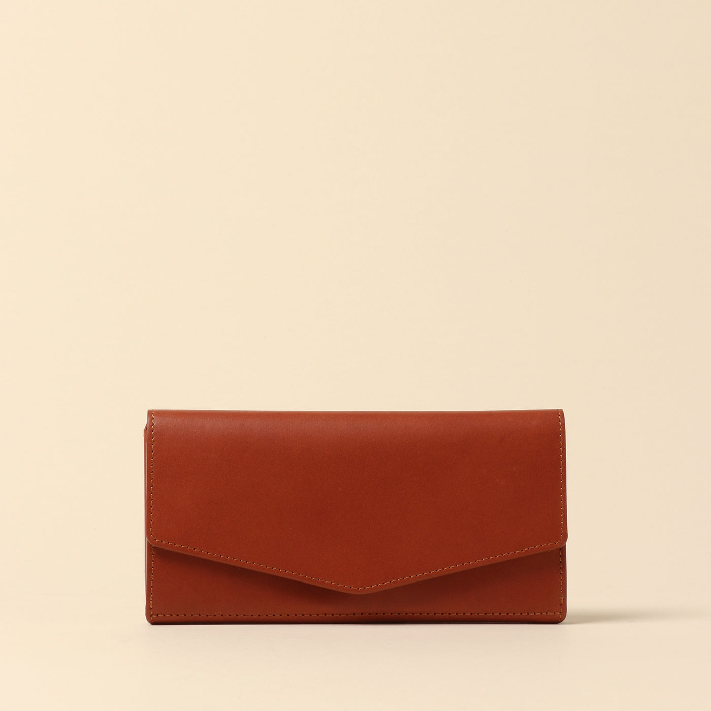 <Vintage Revival Productions> Loneo long wallet/light brown