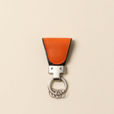 ＜VINTAGE REVIVAL PRODUCTIONS> Key clip calf leather/green