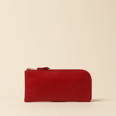 <Kiichi> Long wallet (L-shaped zipper) / Navy