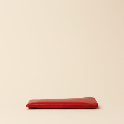 <Kiichi> Long wallet (L-shaped zipper) / Orange