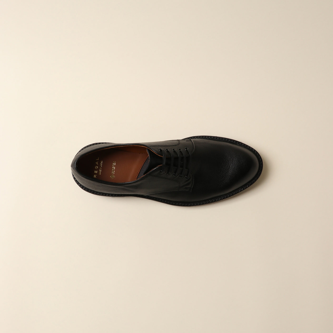 ＜REGAL＞Plain Toe皮鞋 (Gore-Tex)/黑色