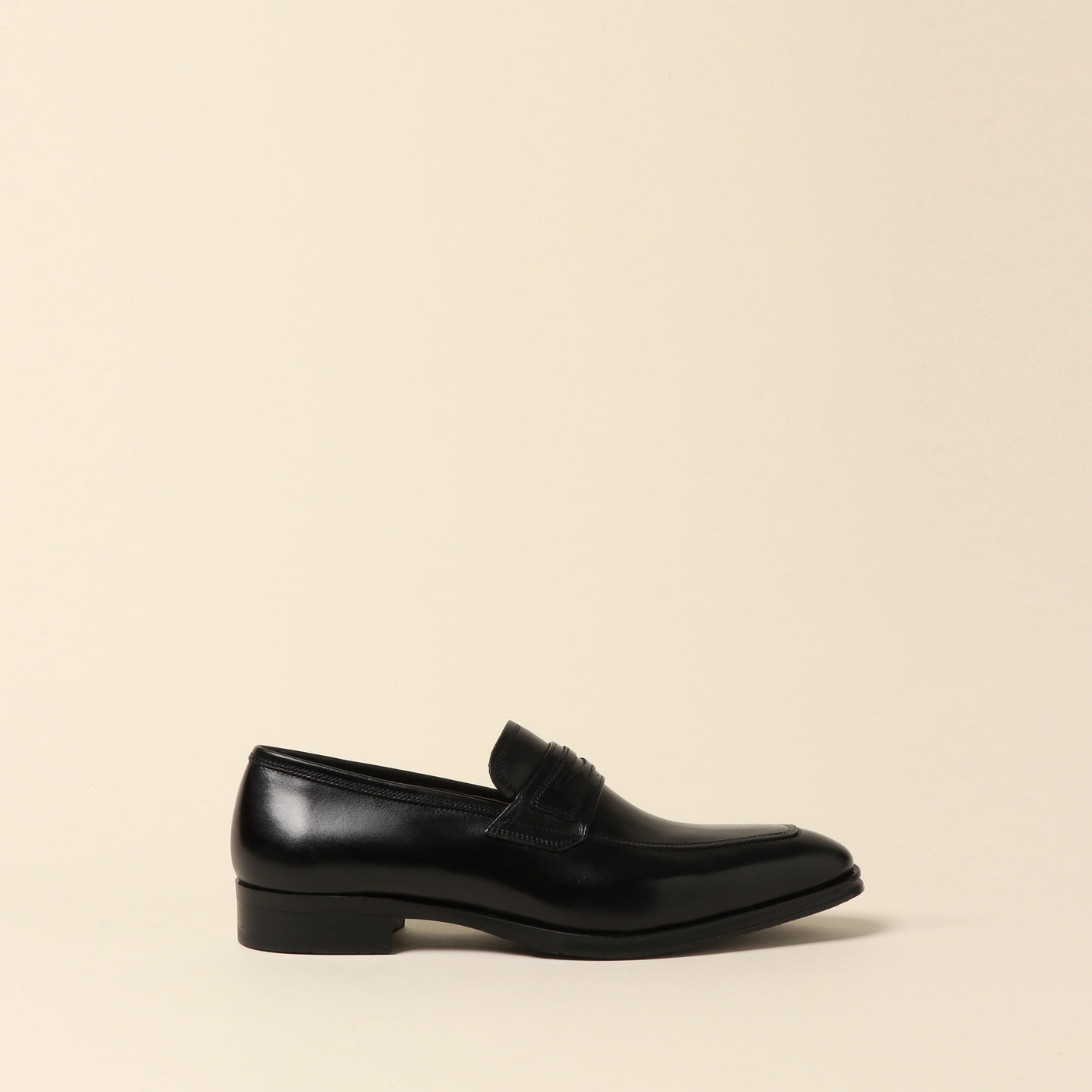 ＜Madras Coin Loafers / Light Brown