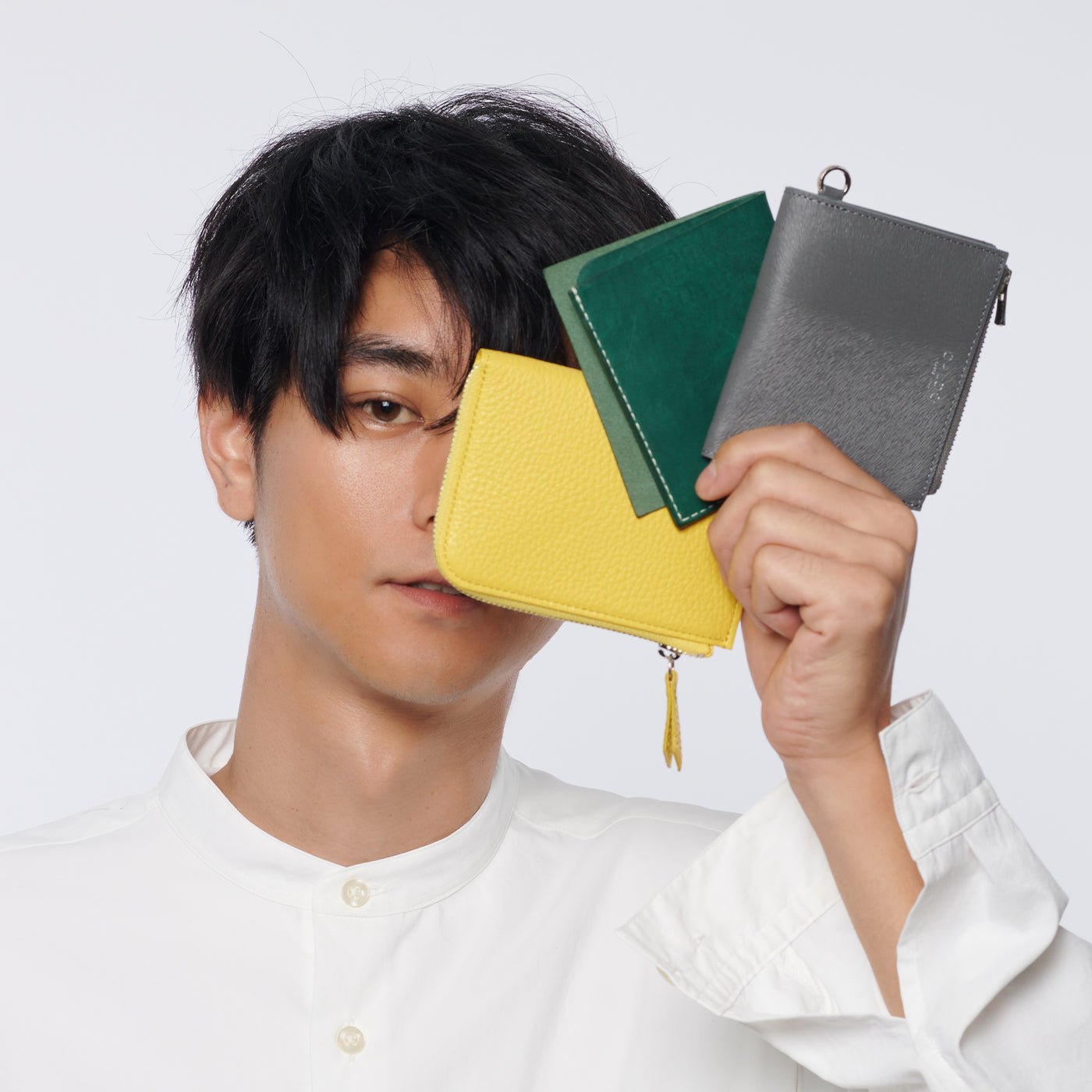 <Atelier Nuu> lim L-shape mini wallet / yellow